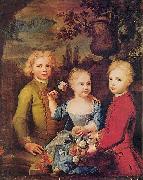 Drei Kinder des Ratsherrn Barthold Hinrich Brockes, Balthasar Denner